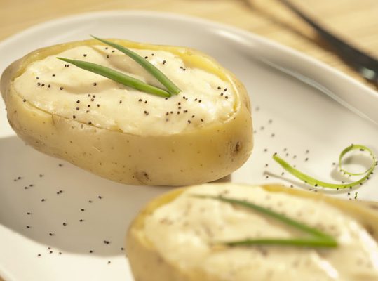 Foto de: Batata recheada com frango
