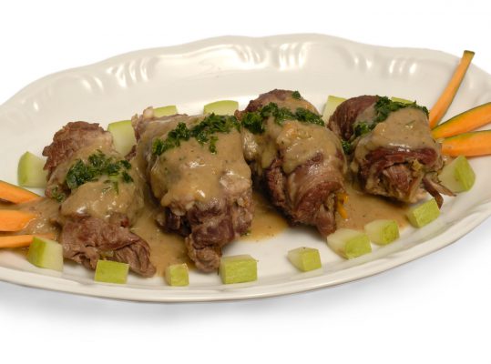 Foto de: Rolê de carne com cascas
