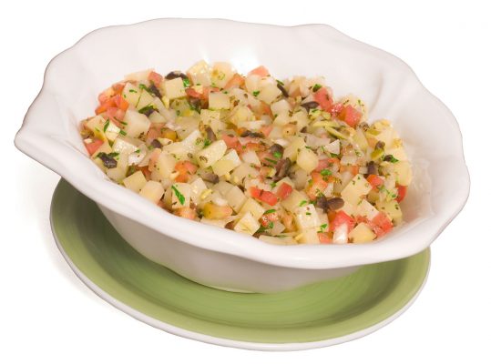 Foto de: Salada de batata com casca de laranja