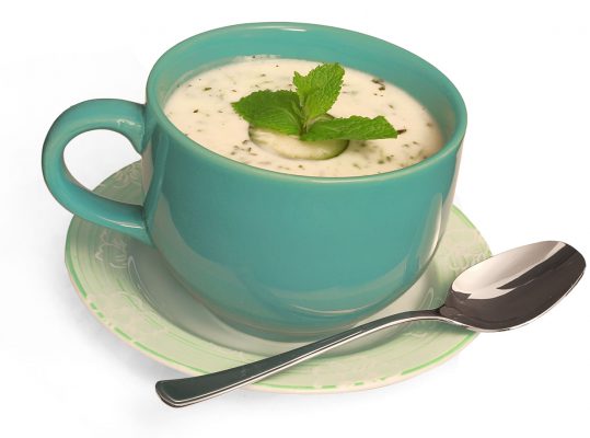 Foto de: Sopa fria de pepino