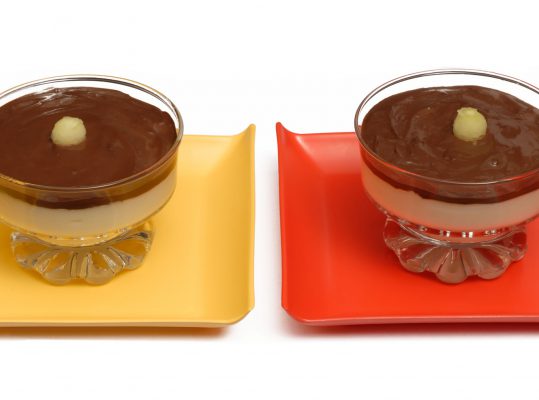 Foto de: Flan nevado com chocolate