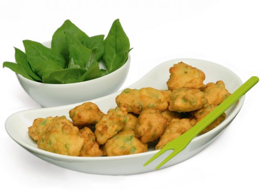 Foto de: Bolinhos com talos de espinafre