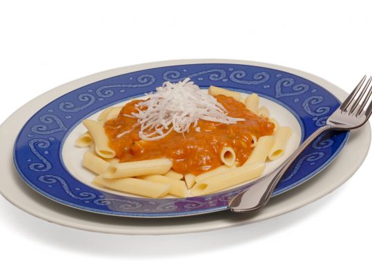 Foto de: Macarrão ao molho de caqui