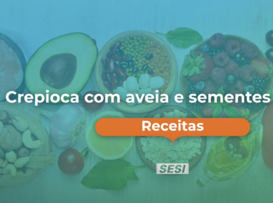 Foto de: Crepioca com aveia e sementes
