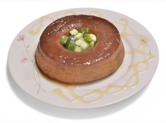 Foto de: Pudim de pepino com manga