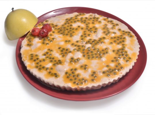 Foto de: Bolo de maracujá com mousse de acerola