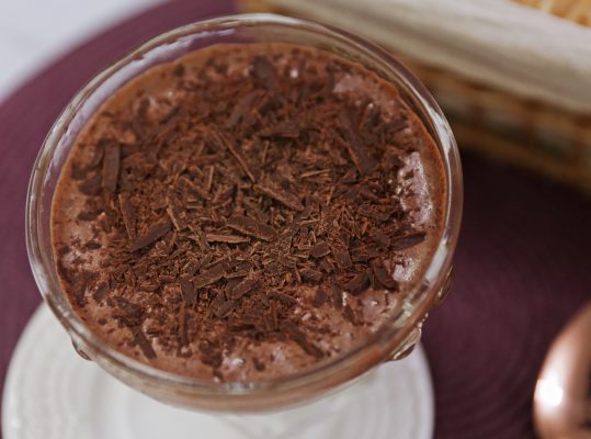 Foto de: Mousse de chocolate com aquafaba