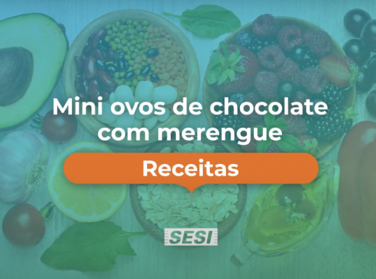 Foto de: Mini ovos de chocolate com merengue