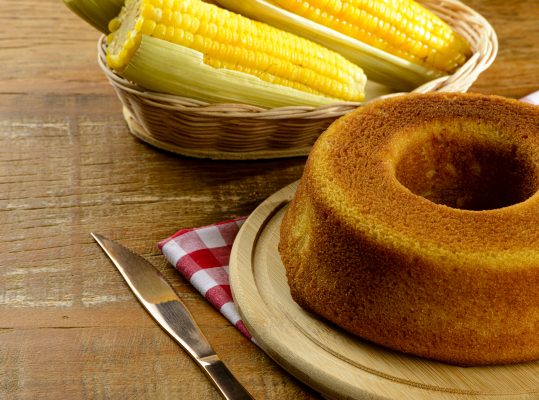 Foto de: Bolo de bagaço de milho