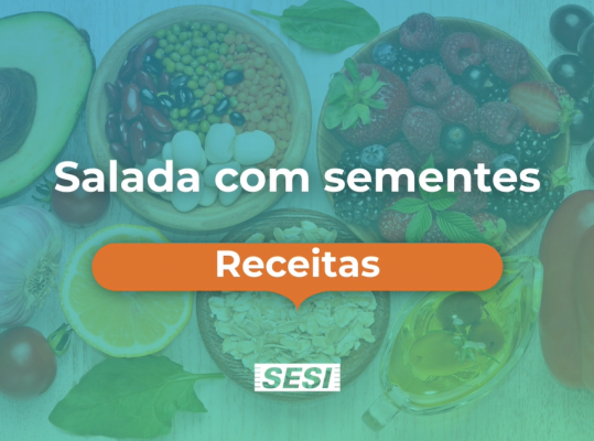 Foto de: Salada com sementes