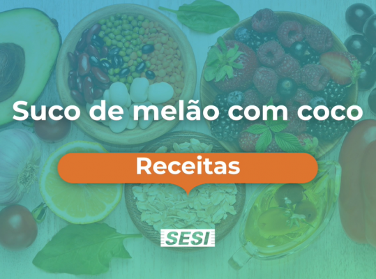 Foto de: Suco de melão com coco
