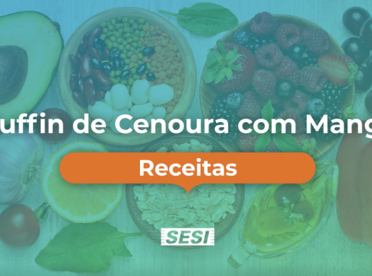Foto de: Muffin de cenoura com manga