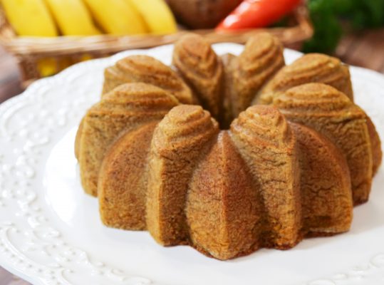 Foto de: Bolo de banana e cenoura