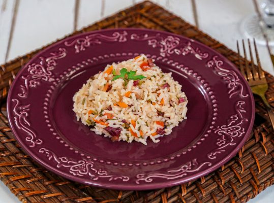 Foto de: Risoto rosado