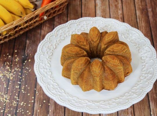Foto de: Bolo de banana e cenoura