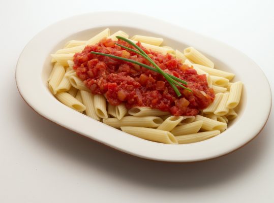 Foto de: Macarrão ao molho de melancia