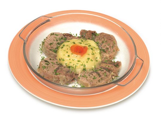 Foto de: Carne ao creme de maracujá