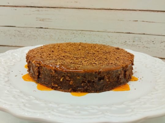 Foto de: Pudim de chocolate e aveia
