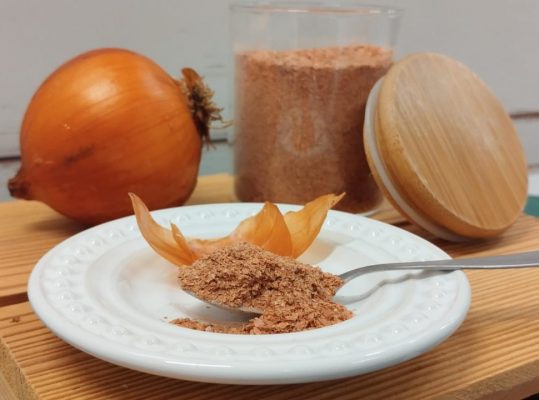 Foto de: Sal rosa de casca de cebola