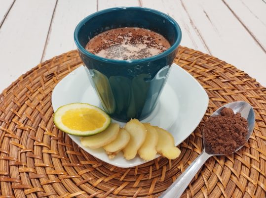 Foto de: Chocolate quente com gengibre
