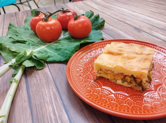 Foto de: Torta de mandioca com milho